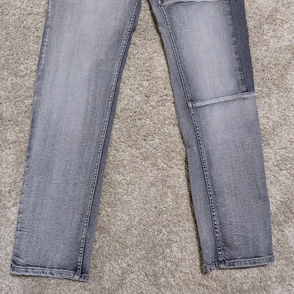 DIESEL Krooley Men Gray Jeans 36 x 30 Relaxed Straight Fit Distressed Light Wash - Picture 3 of 15